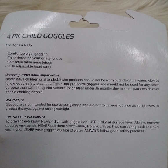 📌4/$20 Kids Swim Goggles NEW Multi-Colors 4pk - Picture 8 of 13